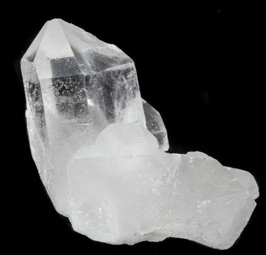 Clear Quartz Crystal Cluster - Brazil #48606
